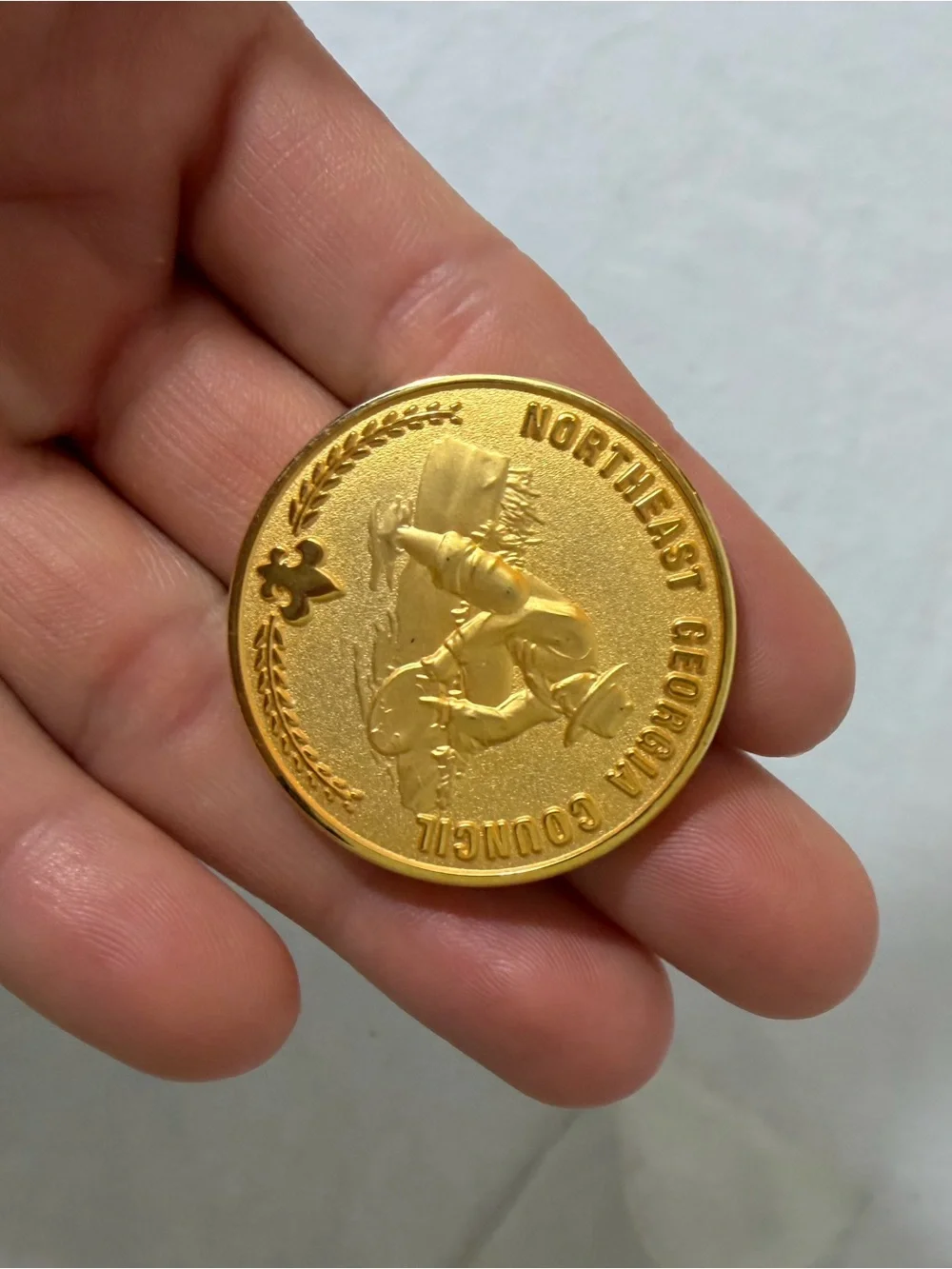 Gold Commemorative Medallion - Men Accessories